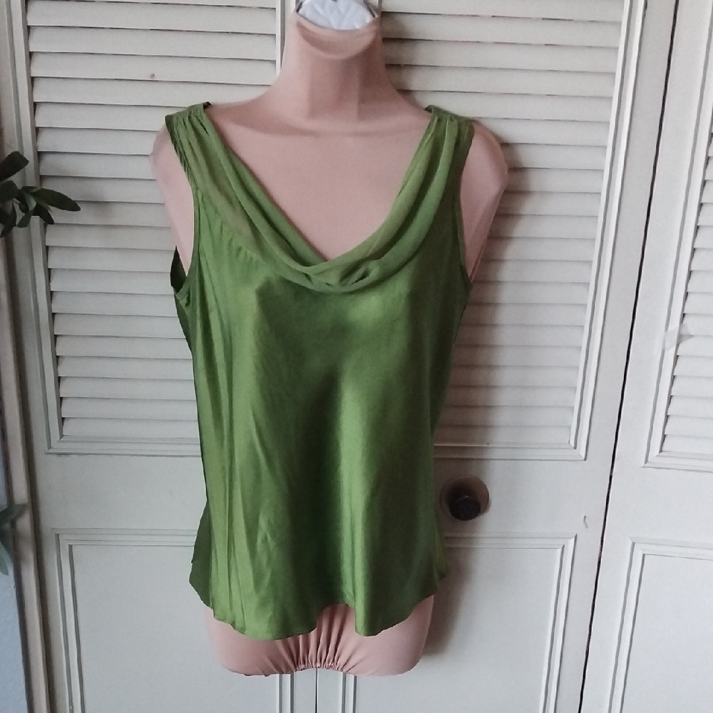 Silk Sleeveless Top